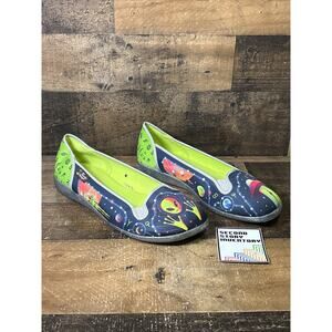 Hot Chocolate Chocolaticas Space Alien UFO Flats Shoes Size 41
